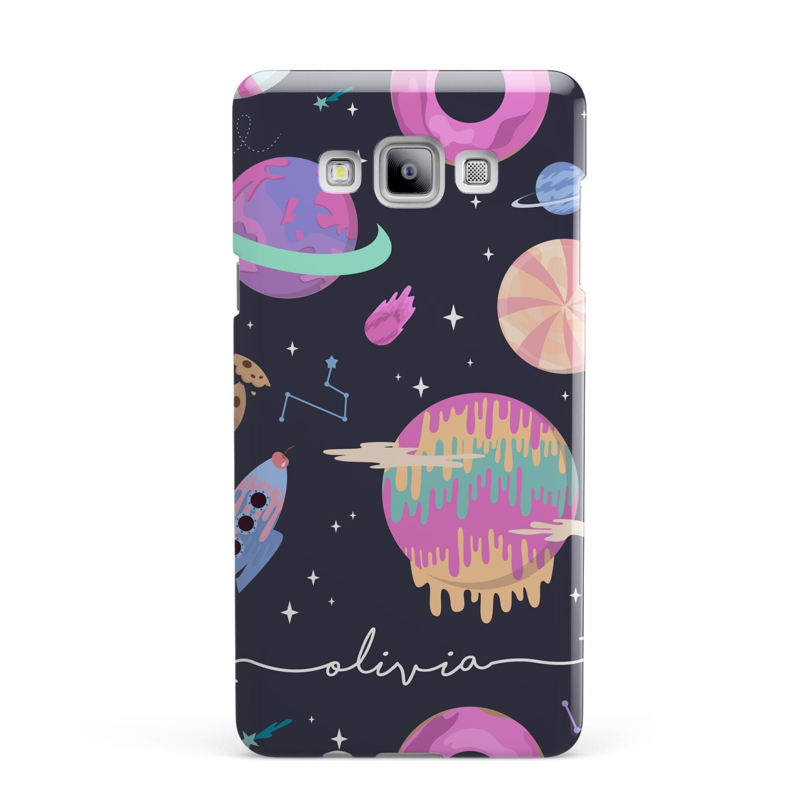 Super Sweet Galactic Custom Name Samsung Galaxy A7 2015 Case