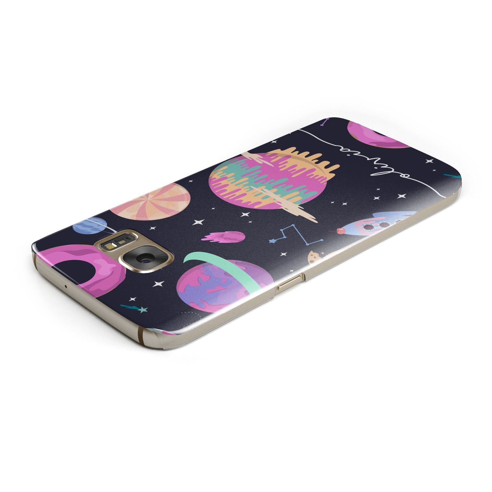 Super Sweet Galactic Custom Name Samsung Galaxy Case Top Cutout