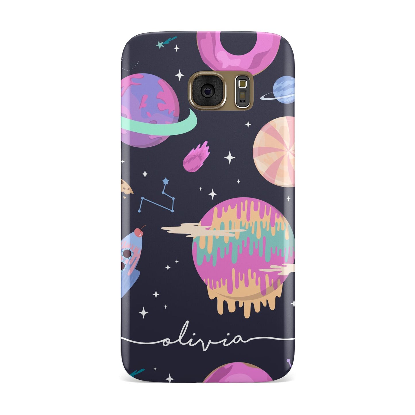 Super Sweet Galactic Custom Name Samsung Galaxy Case