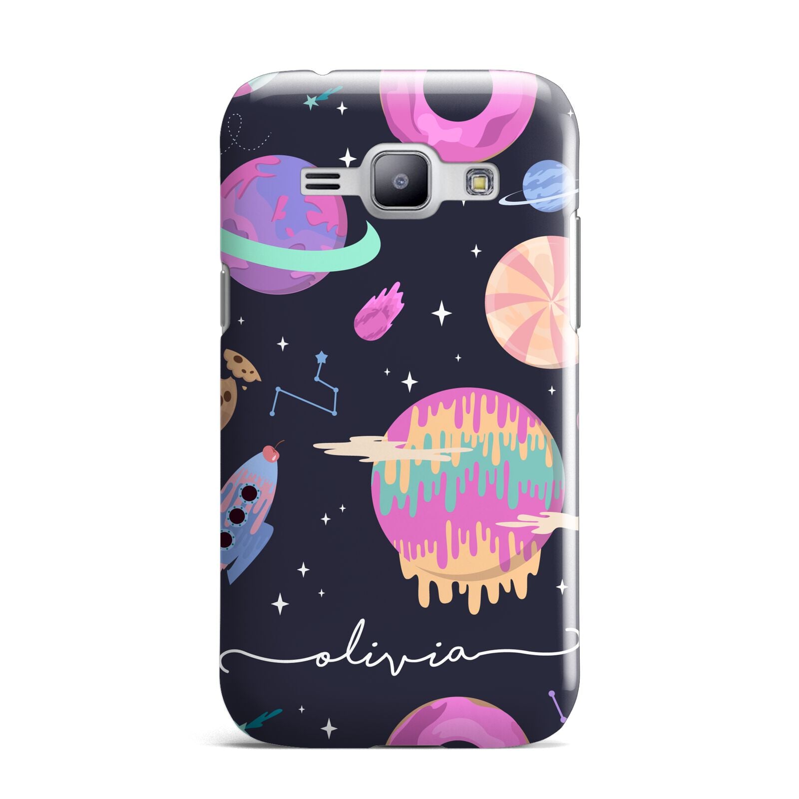 Super Sweet Galactic Custom Name Samsung Galaxy J1 2015 Case