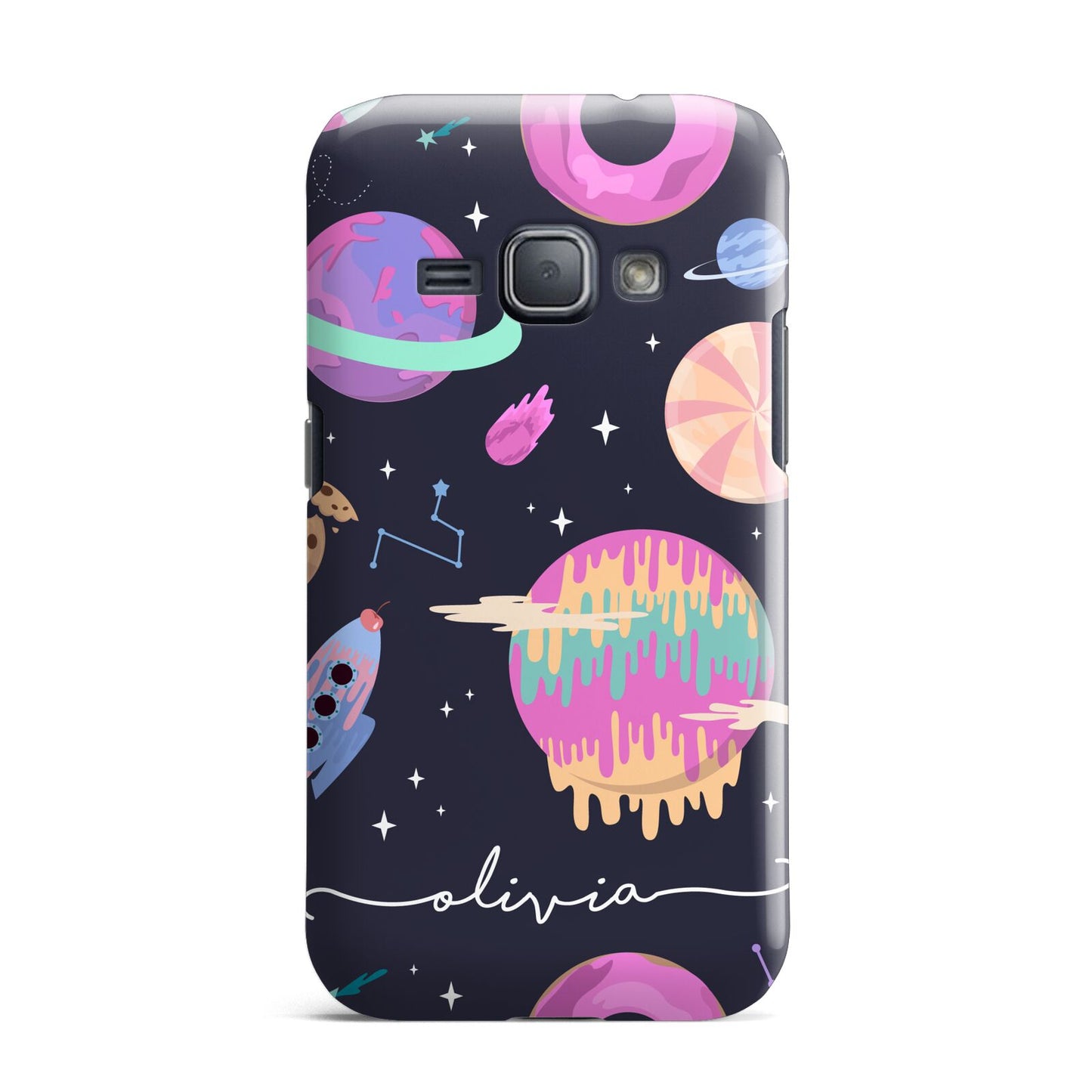 Super Sweet Galactic Custom Name Samsung Galaxy J1 2016 Case