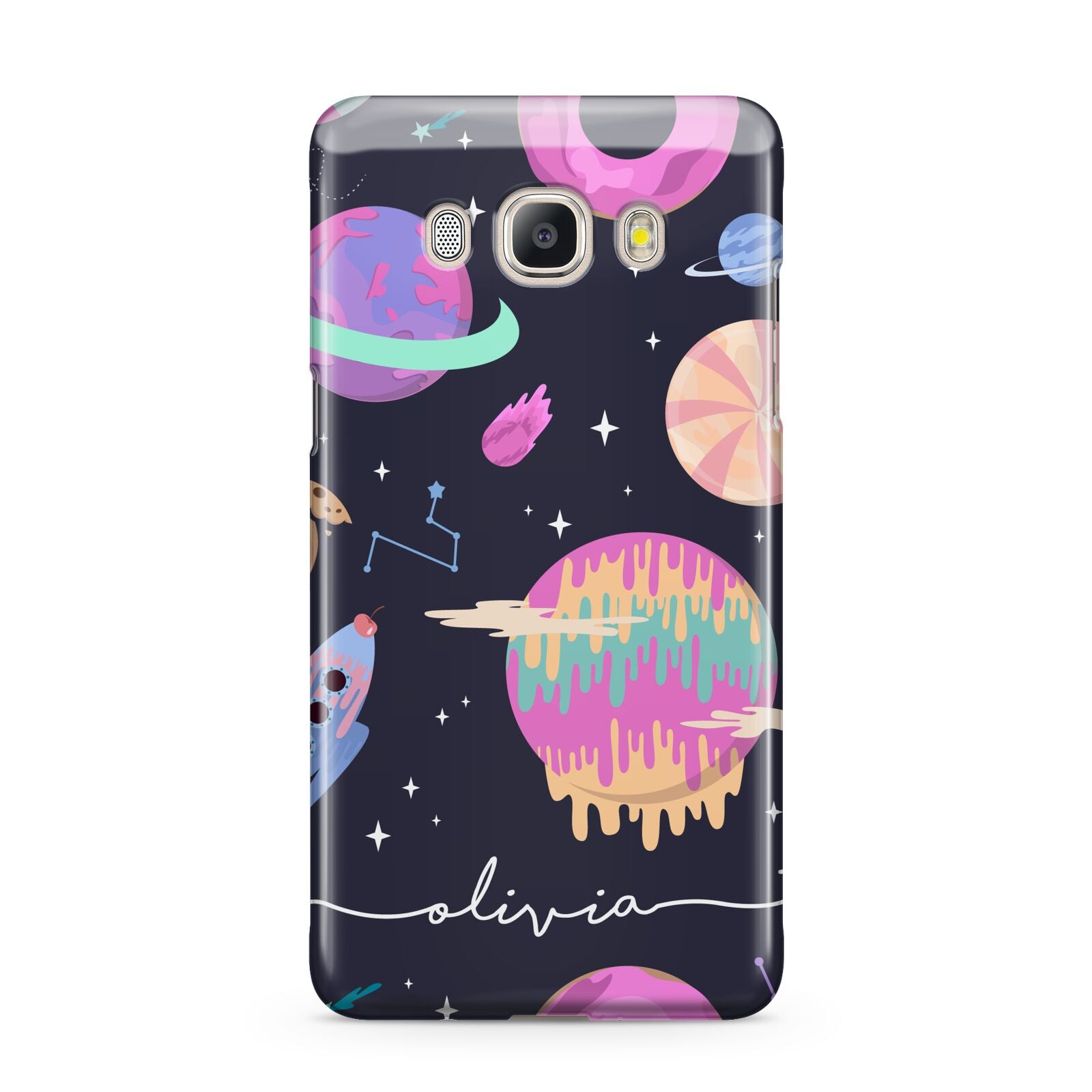 Super Sweet Galactic Custom Name Samsung Galaxy J5 2016 Case