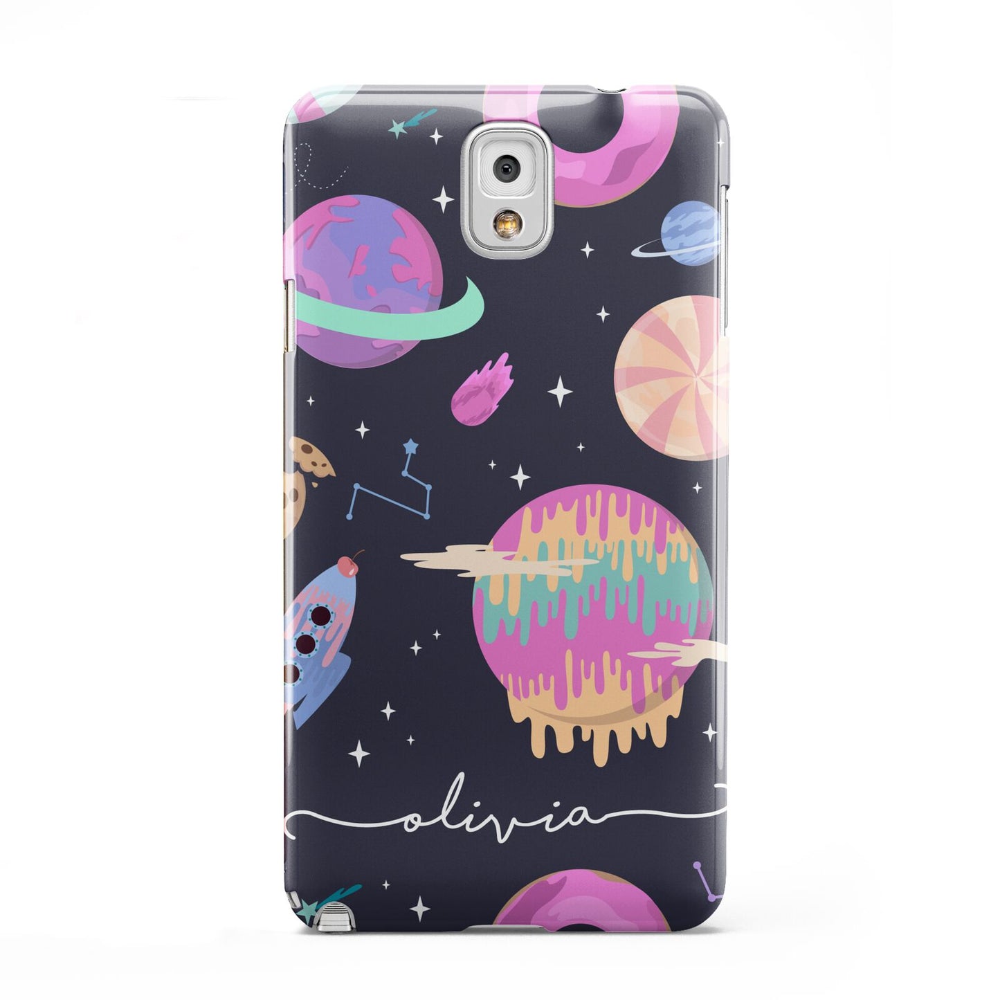 Super Sweet Galactic Custom Name Samsung Galaxy Note 3 Case