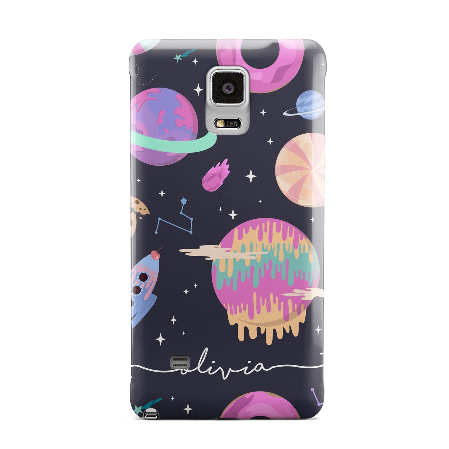 Super Sweet Galactic Custom Name Samsung Galaxy Note 4 Case