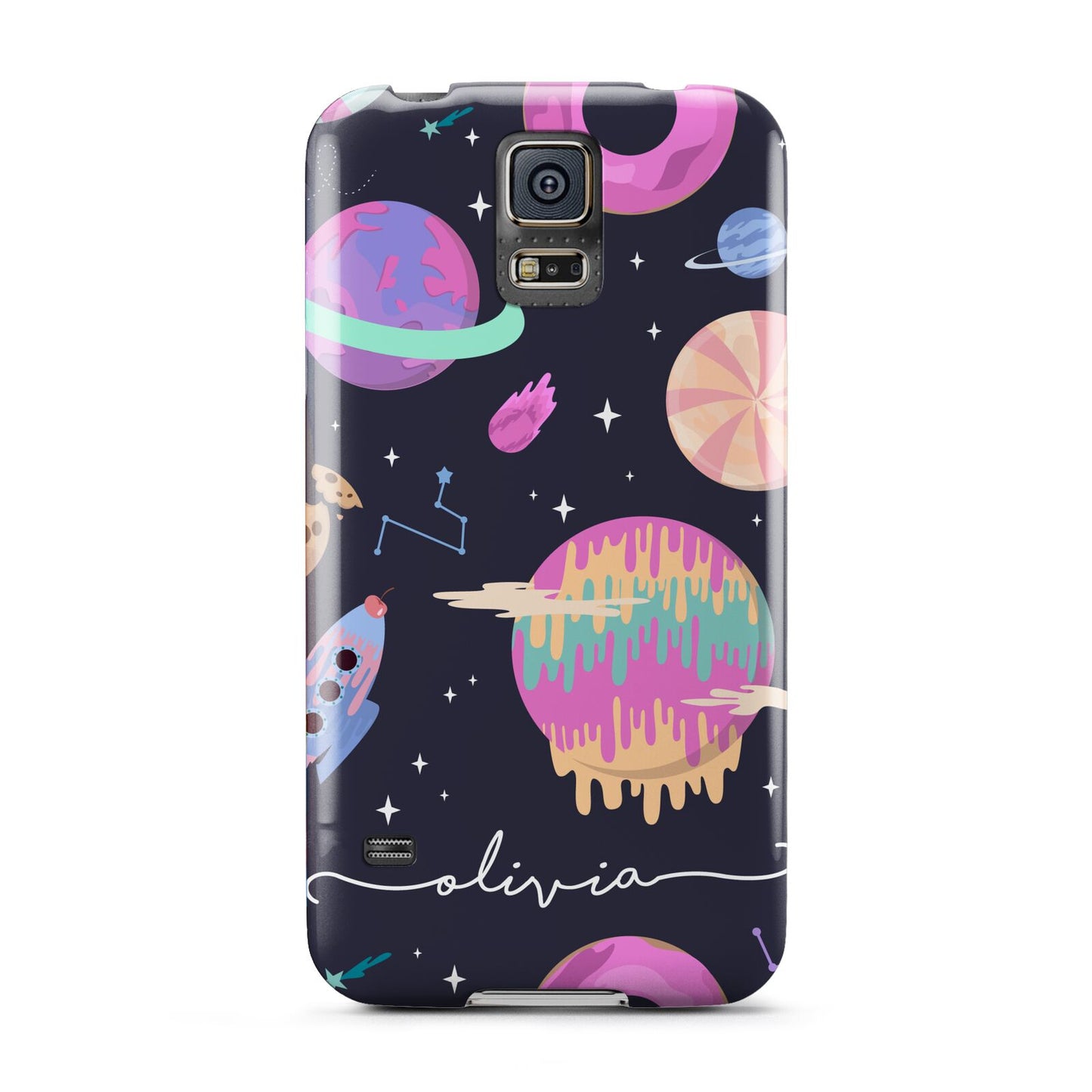 Super Sweet Galactic Custom Name Samsung Galaxy S5 Case