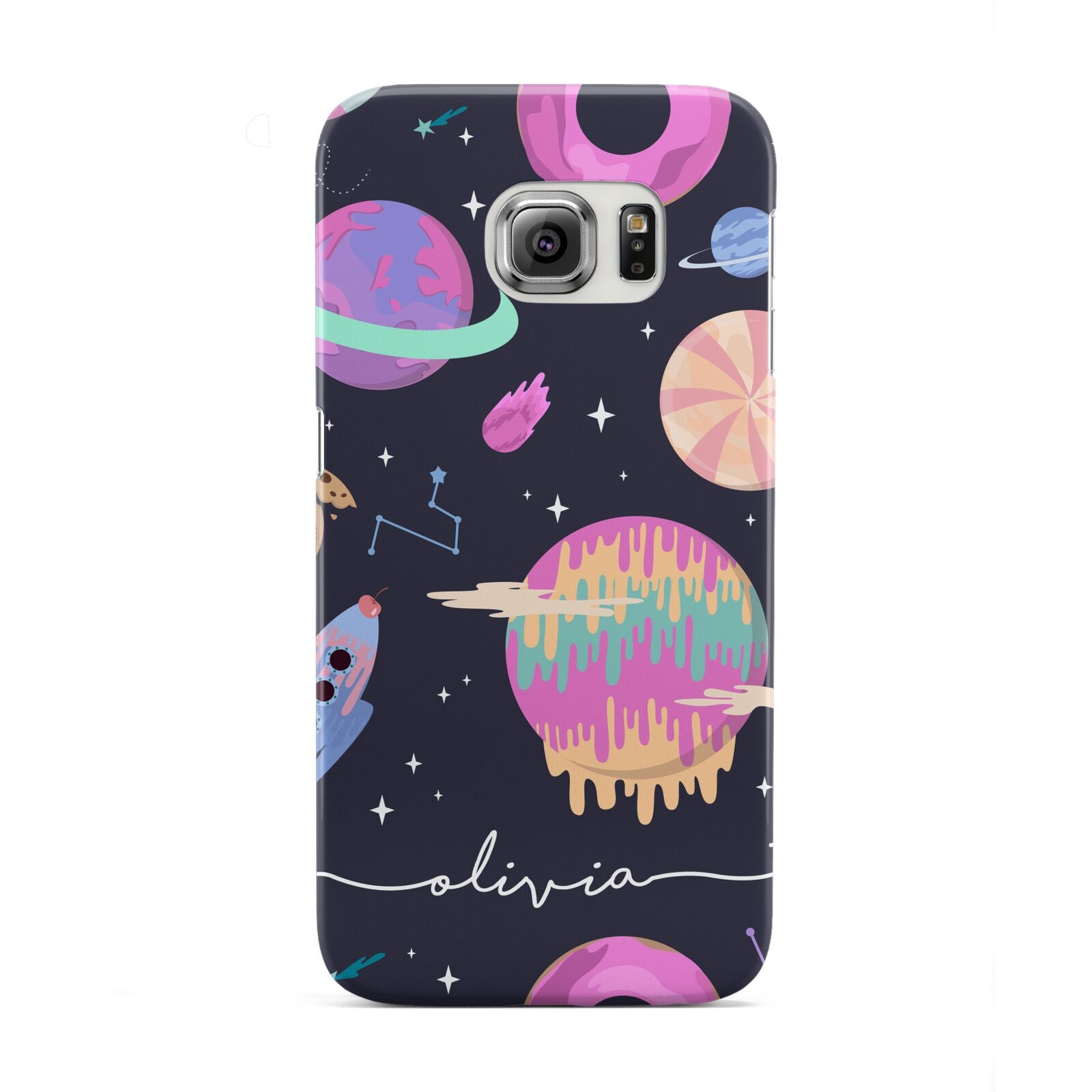 Super Sweet Galactic Custom Name Samsung Galaxy S6 Edge Case