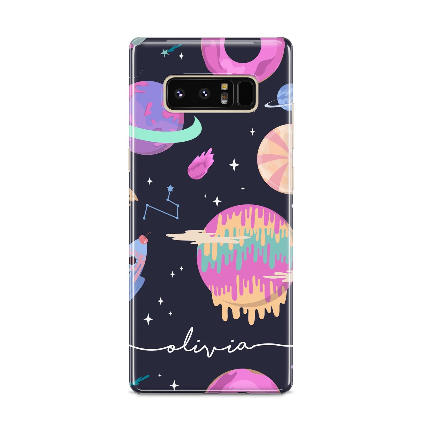 Super Sweet Galactic Custom Name Samsung Galaxy S8 Case