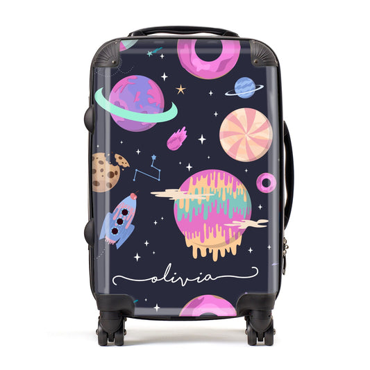 Super Sweet Galactic Custom Name Suitcase