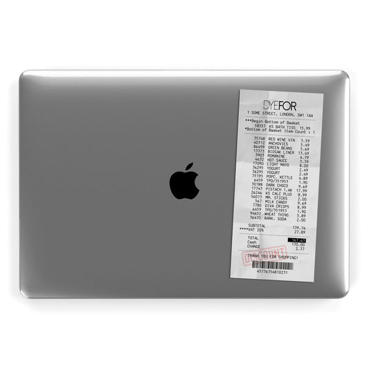 Supermarket Receipt Apple MacBook Case