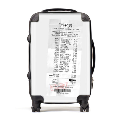 Supermarket Receipt Suitcase