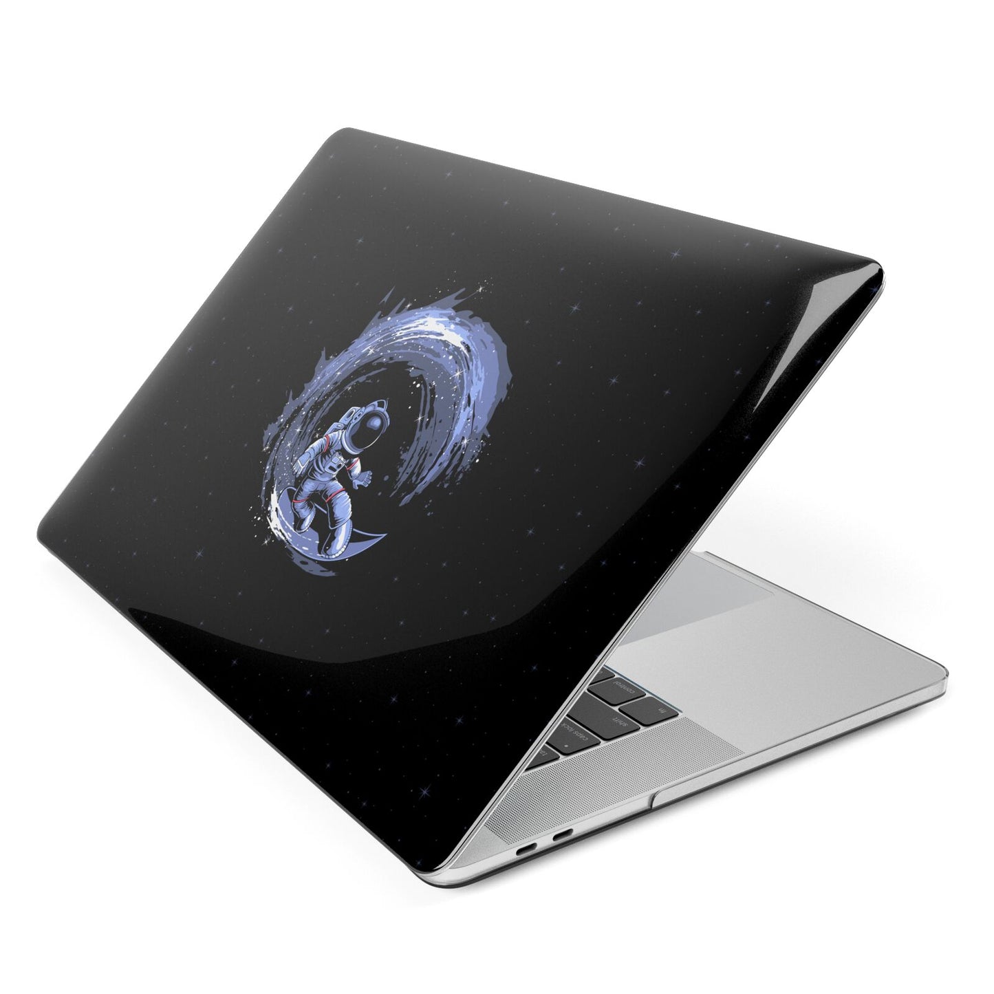 Surfing Astronaut Apple MacBook Case Side View