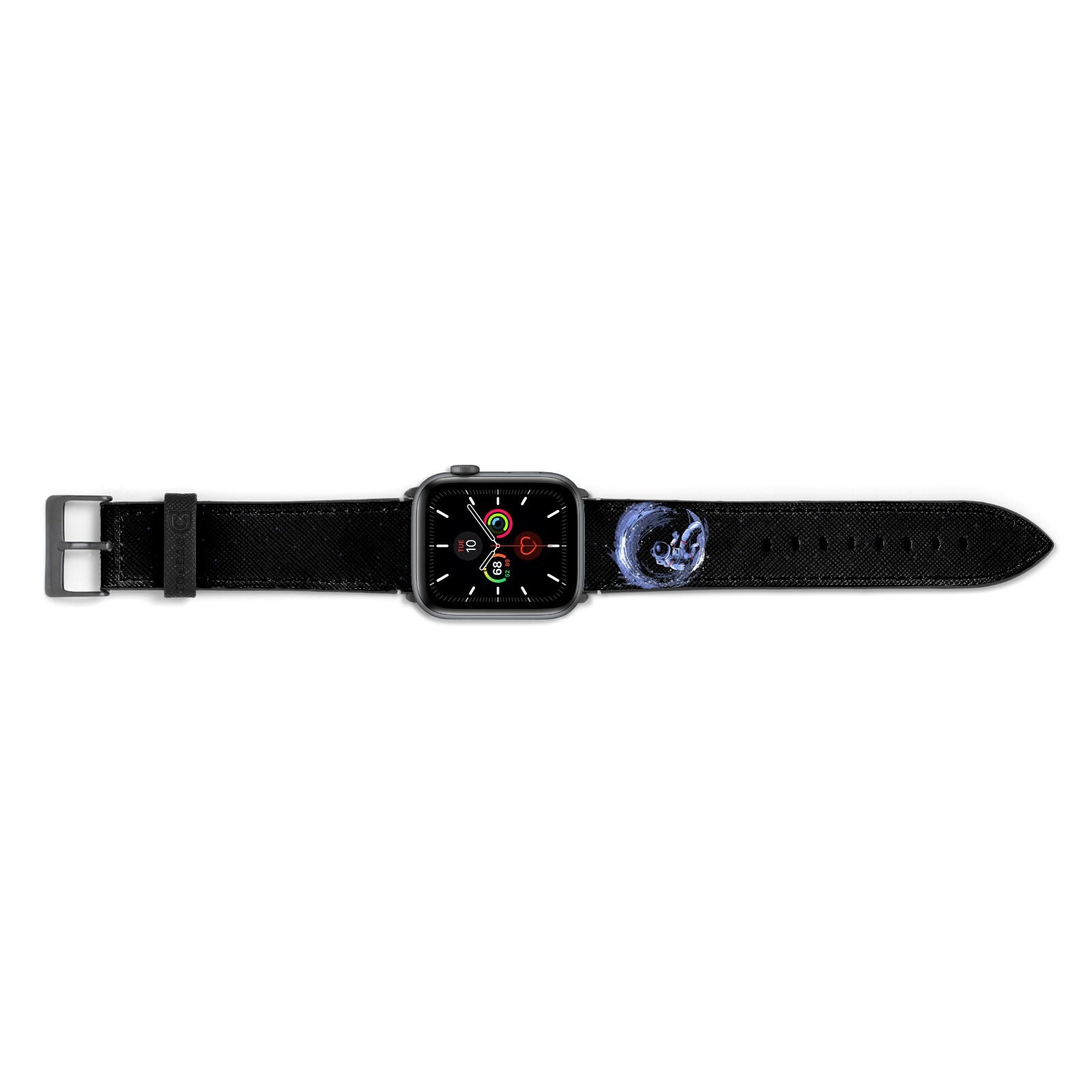 Surfing Astronaut Apple Watch Strap Landscape Image Space Grey Hardware