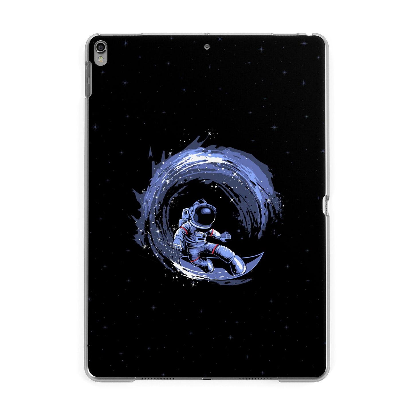 Surfing Astronaut Apple iPad Grey Case