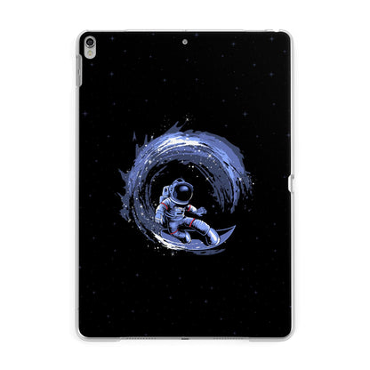 Surfing Astronaut Apple iPad Silver Case