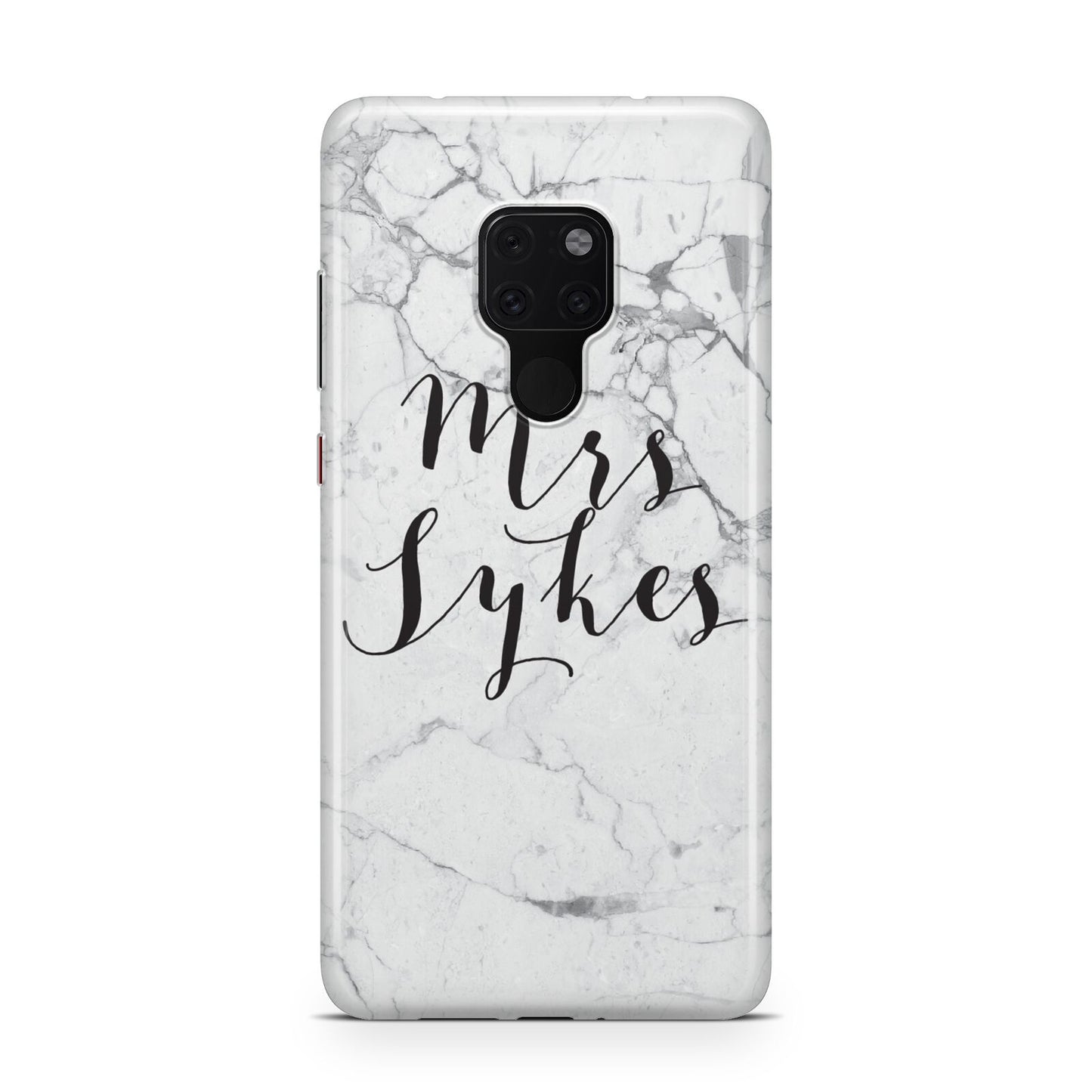 Surname Personalised Marble Huawei Mate 20 Phone Case