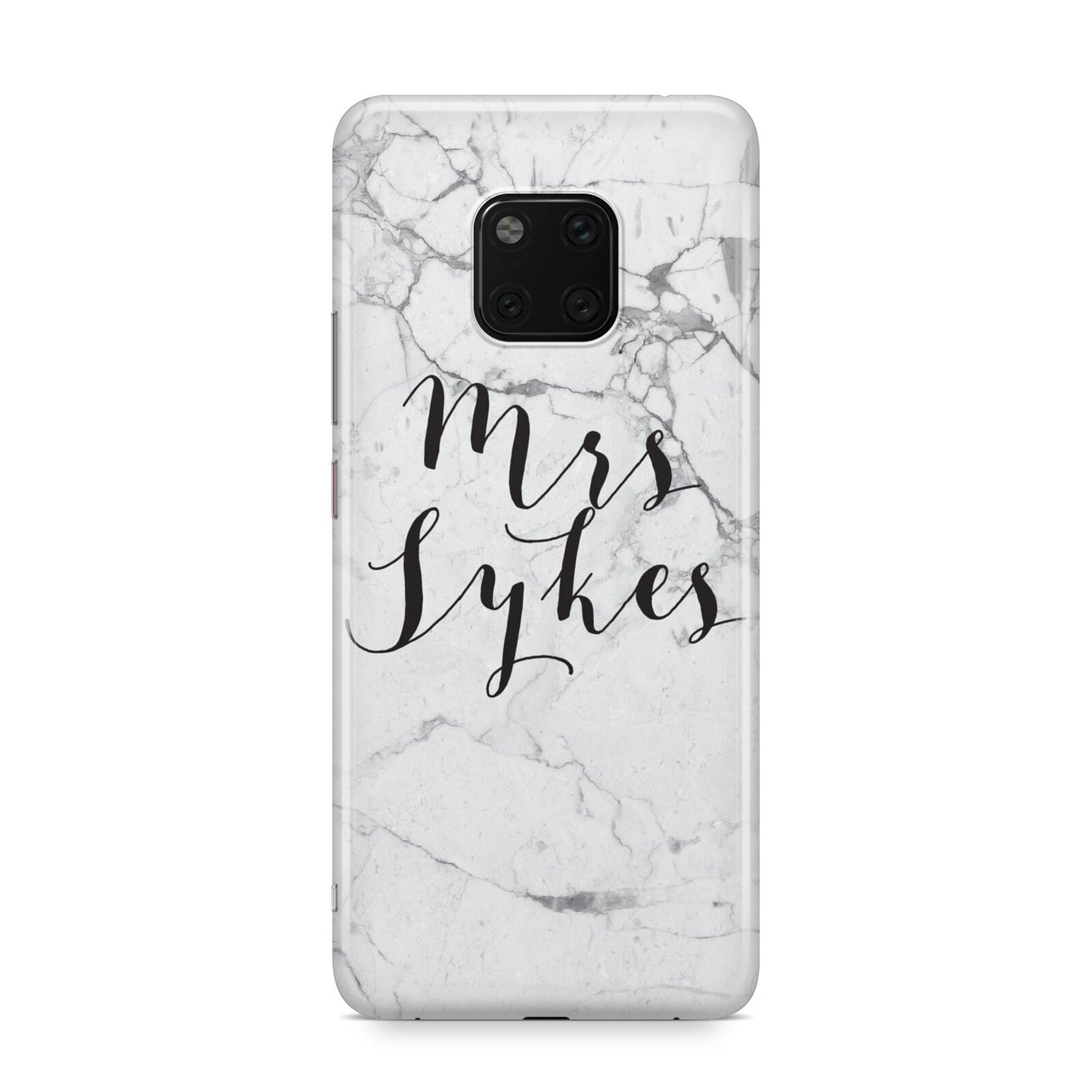 Surname Personalised Marble Huawei Mate 20 Pro Phone Case
