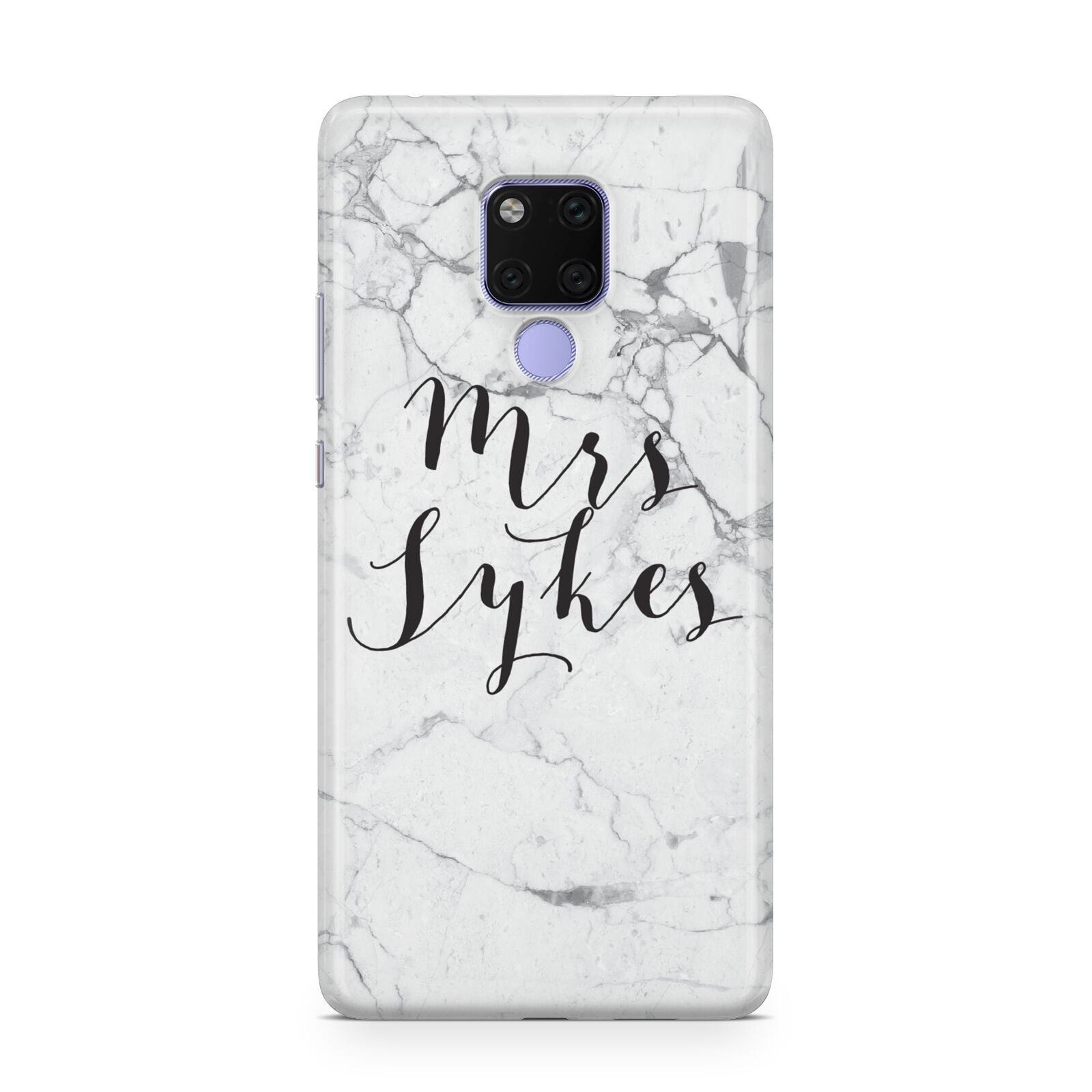 Surname Personalised Marble Huawei Mate 20X Phone Case