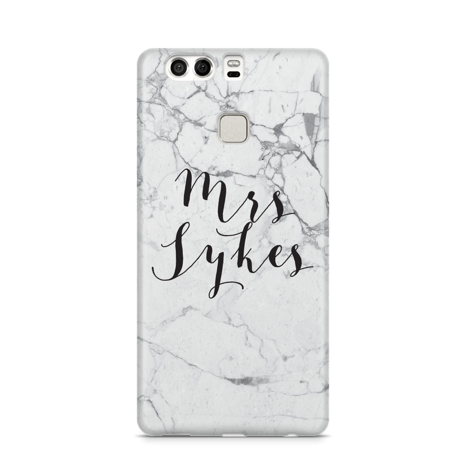 Surname Personalised Marble Huawei P9 Case