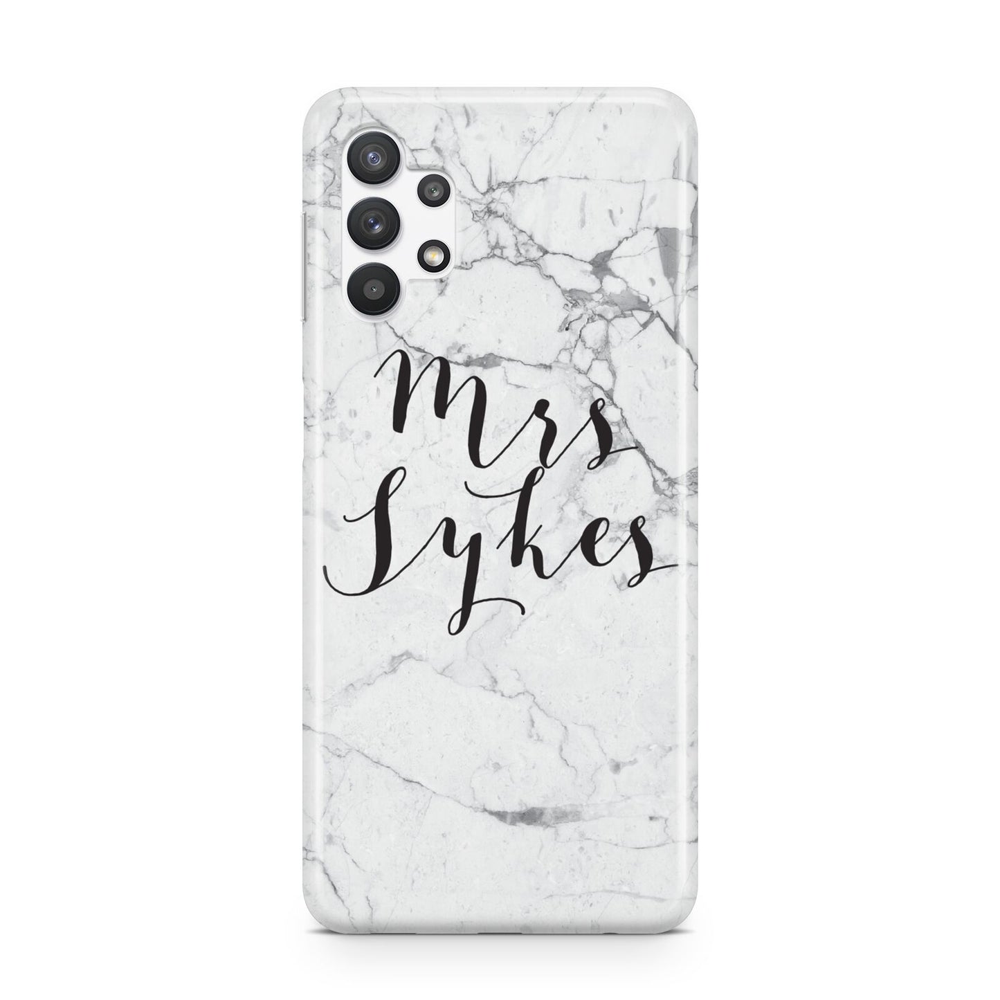 Surname Personalised Marble Samsung A32 5G Case