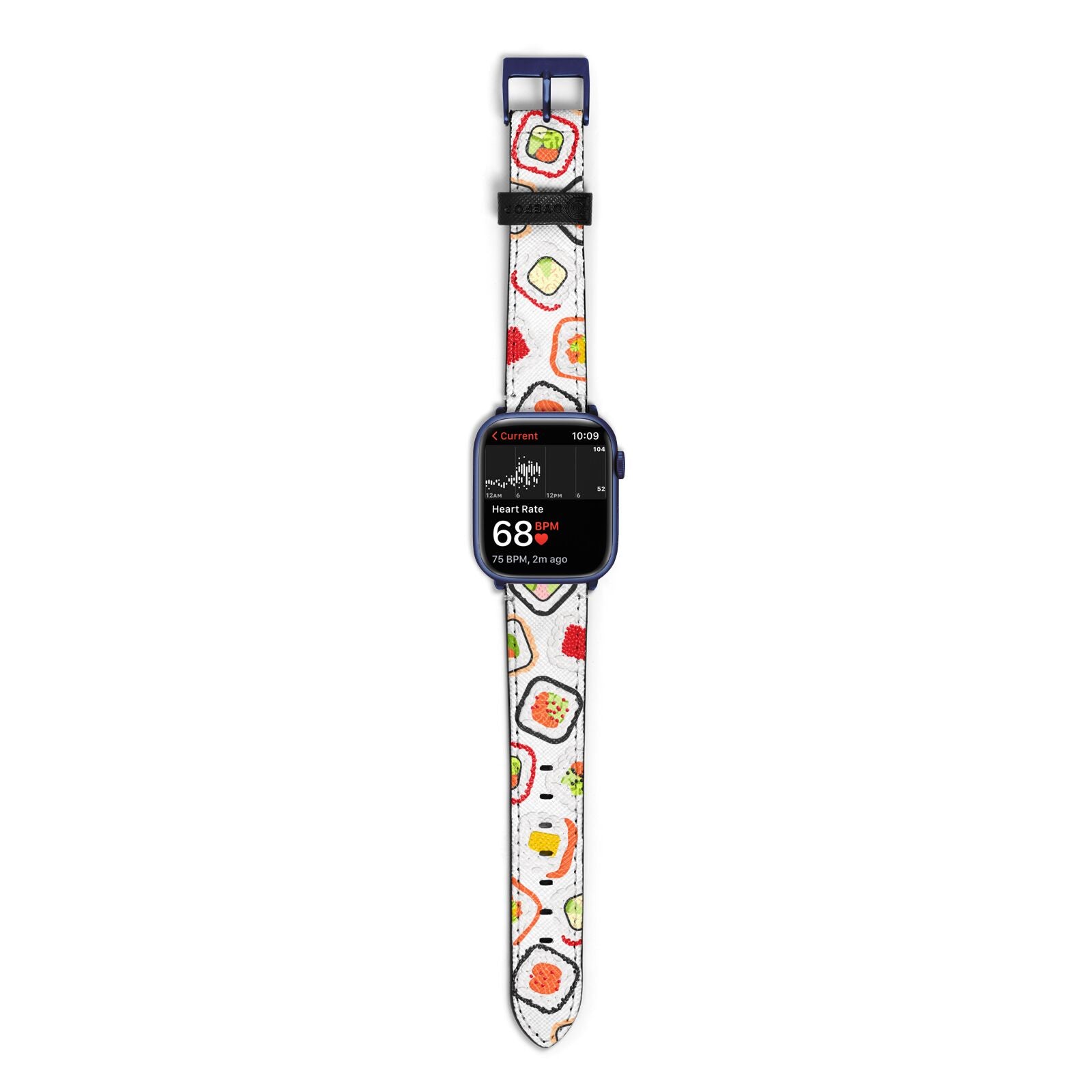 Sushi Apple Watch Strap Size 38mm with Blue Hardware