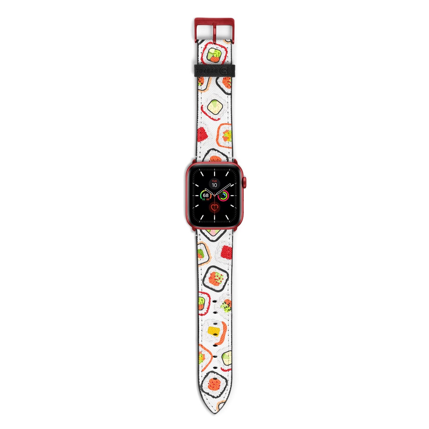 Sushi Apple Watch Strap with Red Hardware