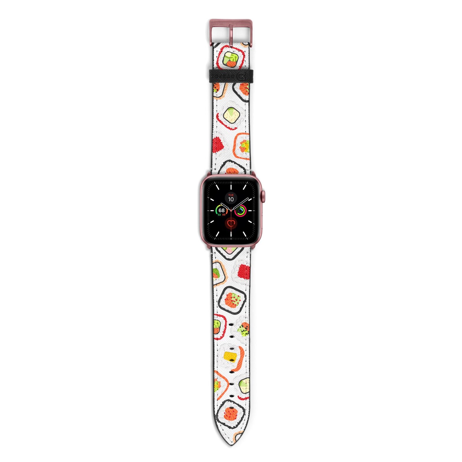 Sushi Apple Watch Strap with Rose Gold Hardware