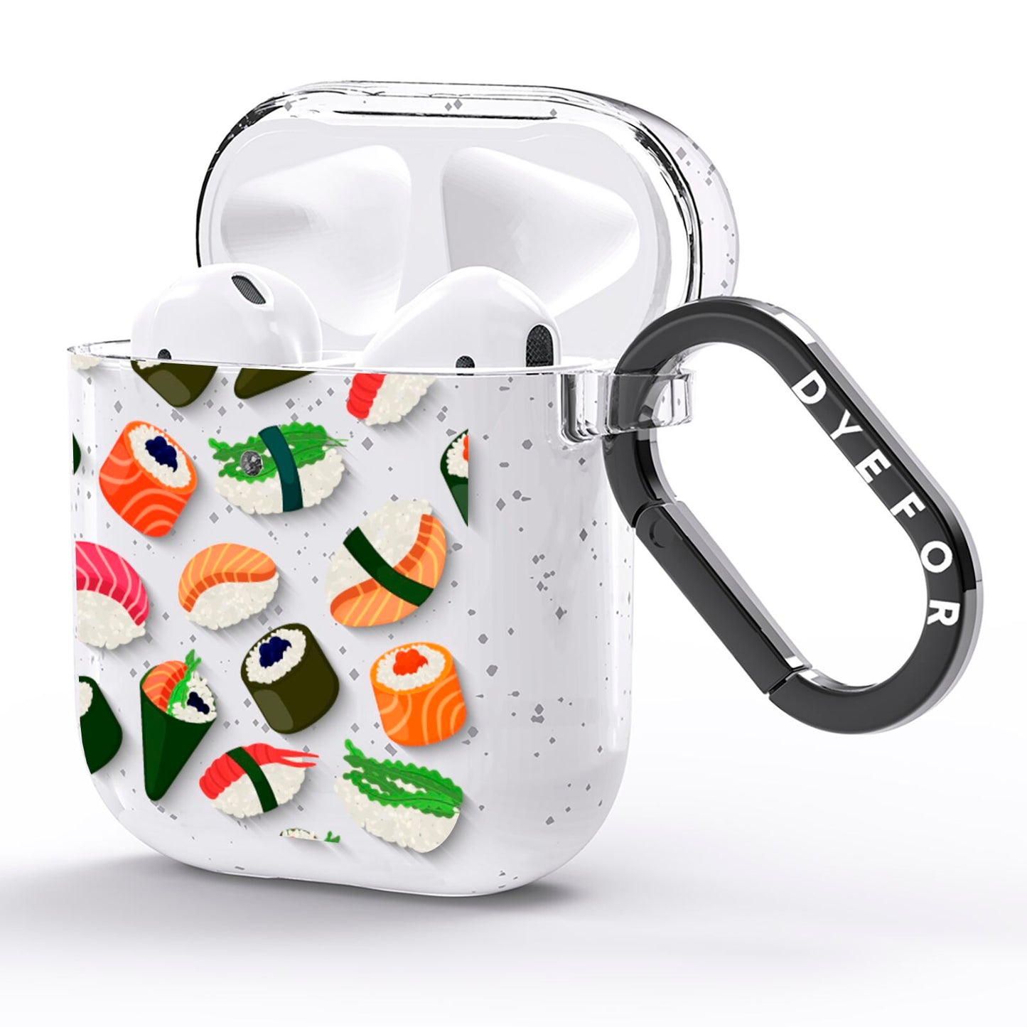 Sushi Fun AirPods Glitter Case Side Image