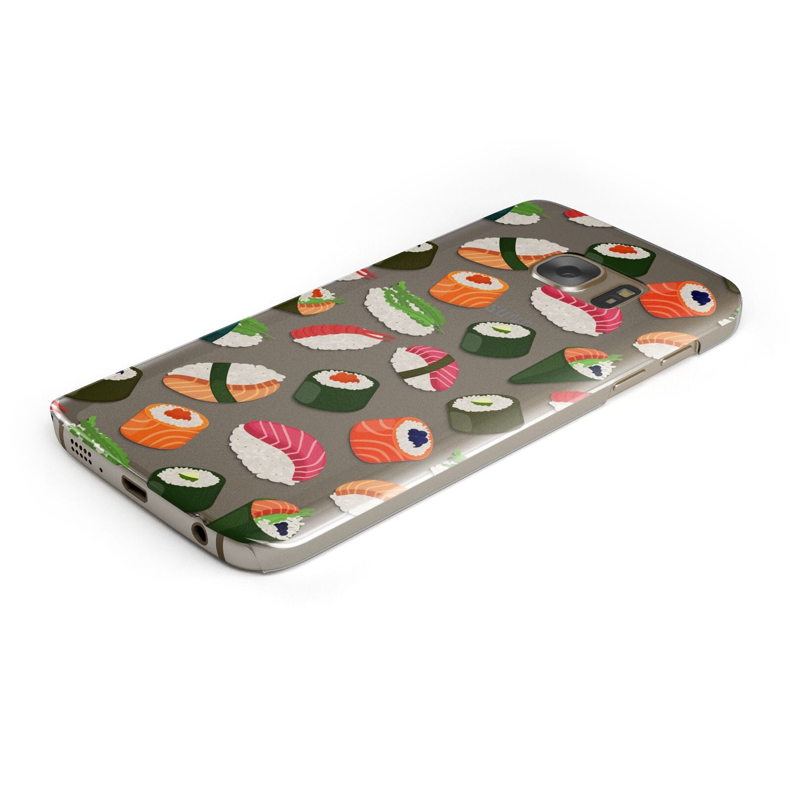 Sushi Fun Protective Samsung Galaxy Case Angled Image