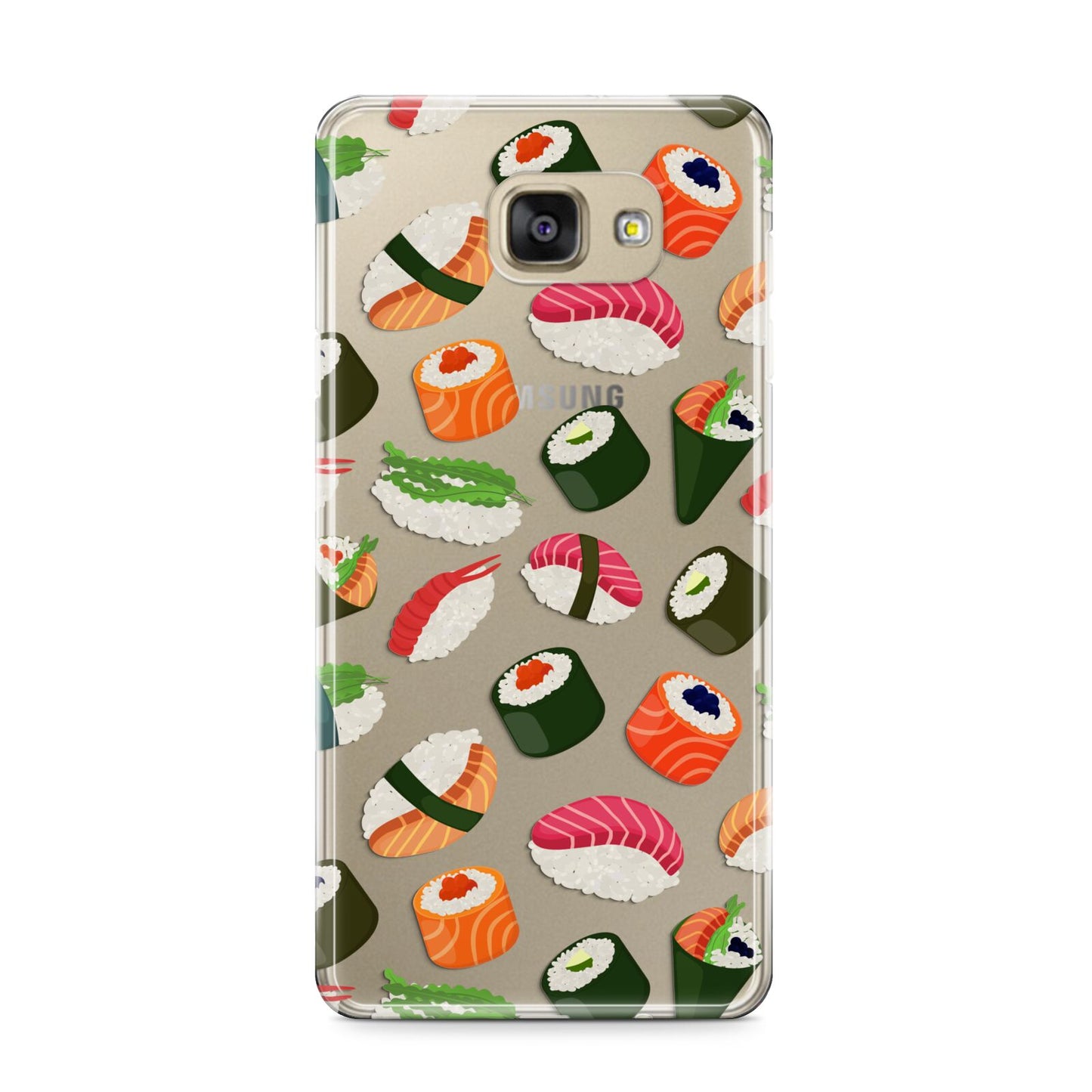 Sushi Fun Samsung Galaxy A9 2016 Case on gold phone