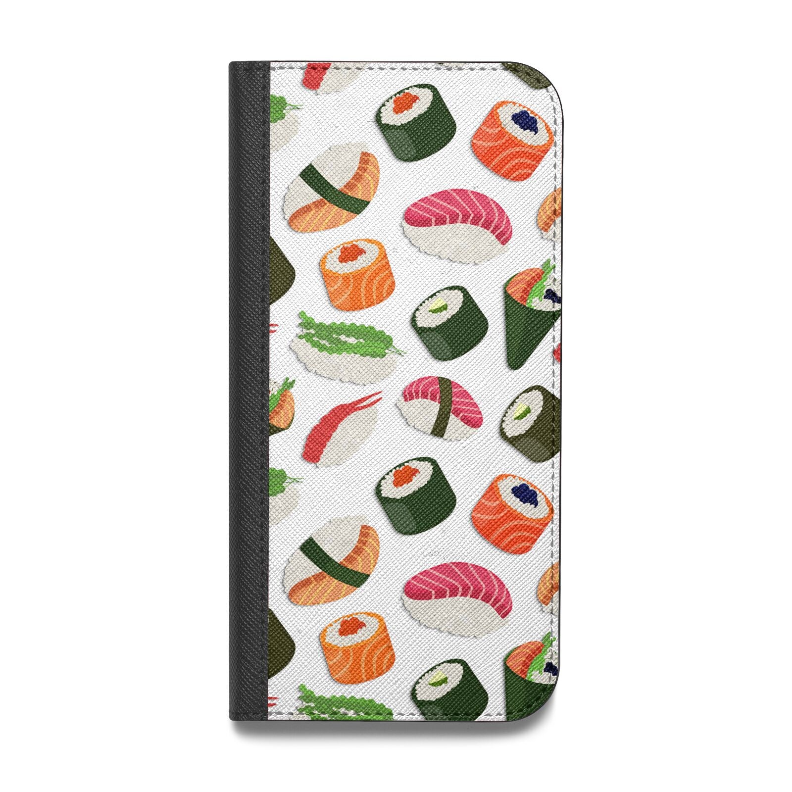 Sushi Fun Vegan Leather Flip iPhone Case