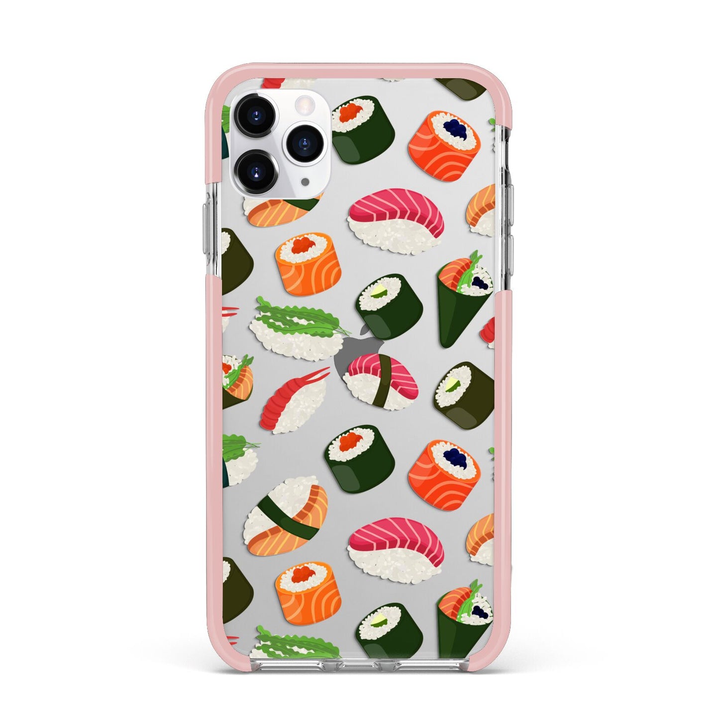 Sushi Fun iPhone 11 Pro Max Impact Pink Edge Case