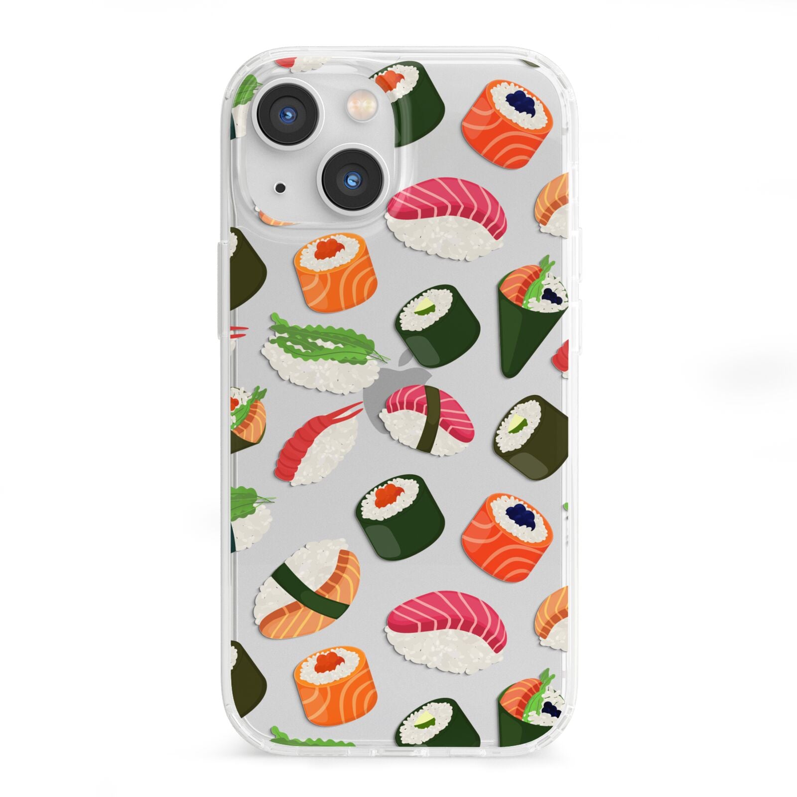 Sushi Fun iPhone 13 Mini Clear Bumper Case