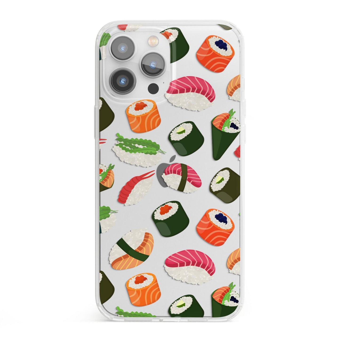 Sushi Fun iPhone 13 Pro Max Clear Bumper Case