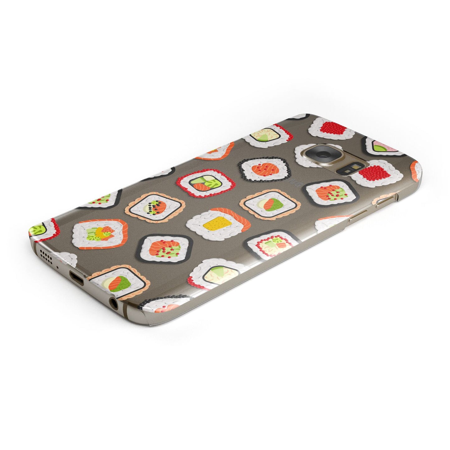 Sushi Protective Samsung Galaxy Case Angled Image