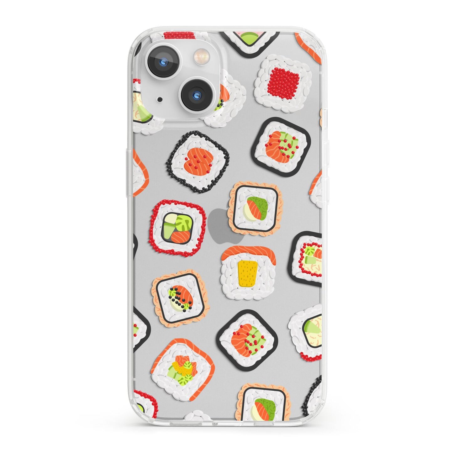 Sushi iPhone 13 Clear Bumper Case