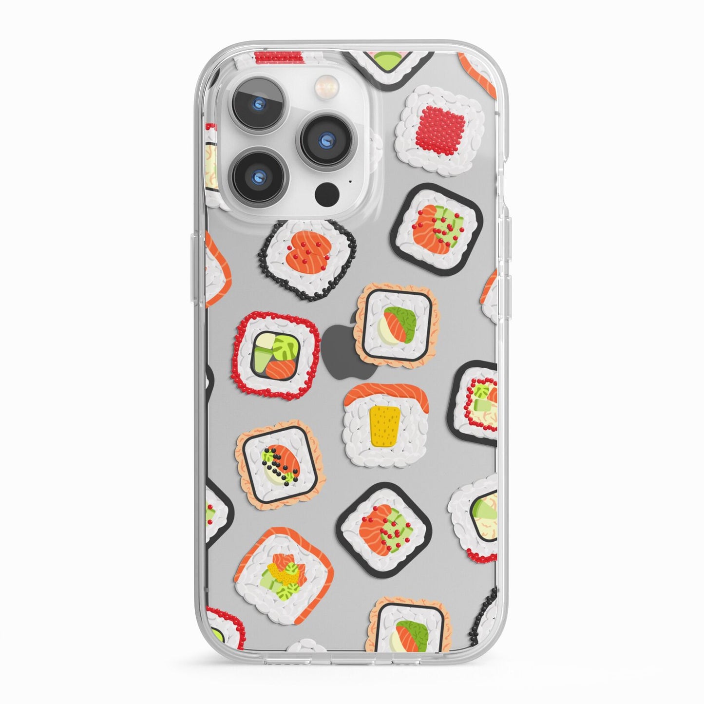 Sushi iPhone 13 Pro TPU Impact Case with White Edges