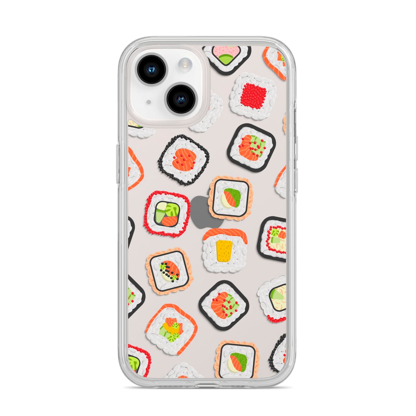 Sushi iPhone 14 Clear Tough Case Starlight