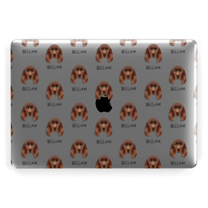 Sussex Spaniel Icon with Name Apple MacBook Case