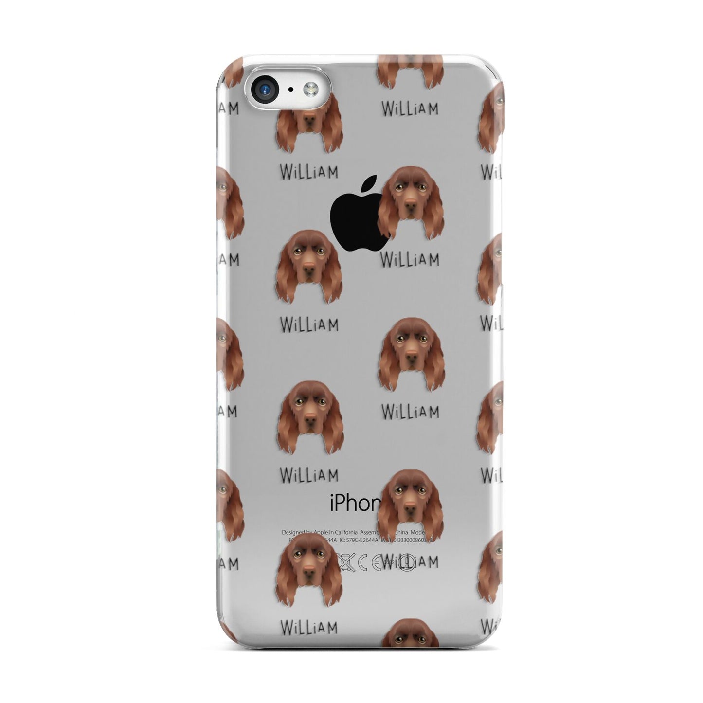 Sussex Spaniel Icon with Name Apple iPhone 5c Case