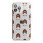 Sussex Spaniel Icon with Name iPhone 13 Pro Max TPU Impact Case with Pink Edges