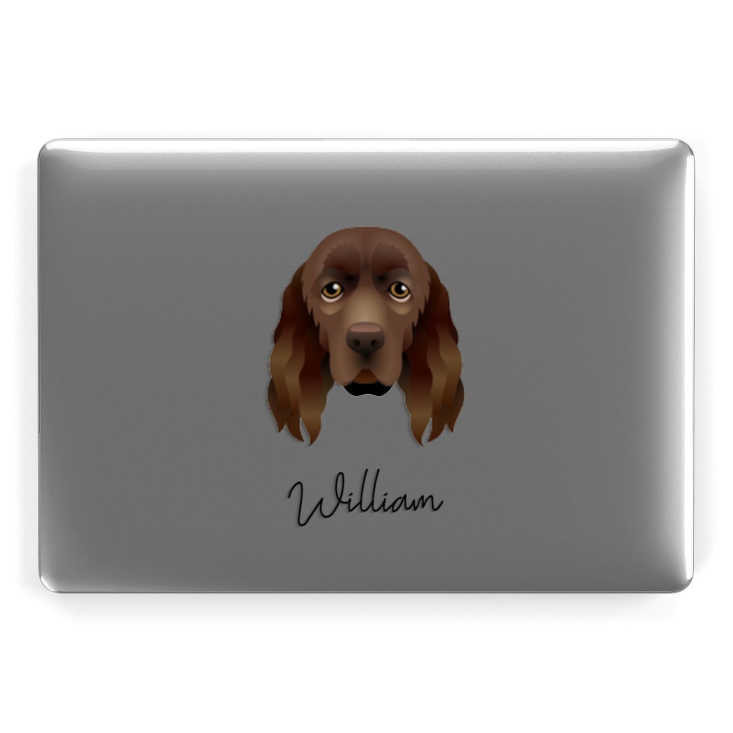 Sussex Spaniel Personalised Apple MacBook Case