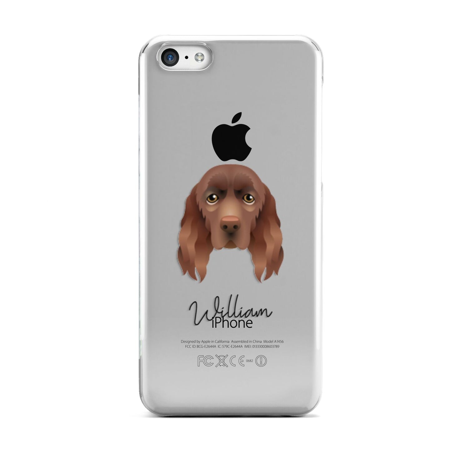 Sussex Spaniel Personalised Apple iPhone 5c Case