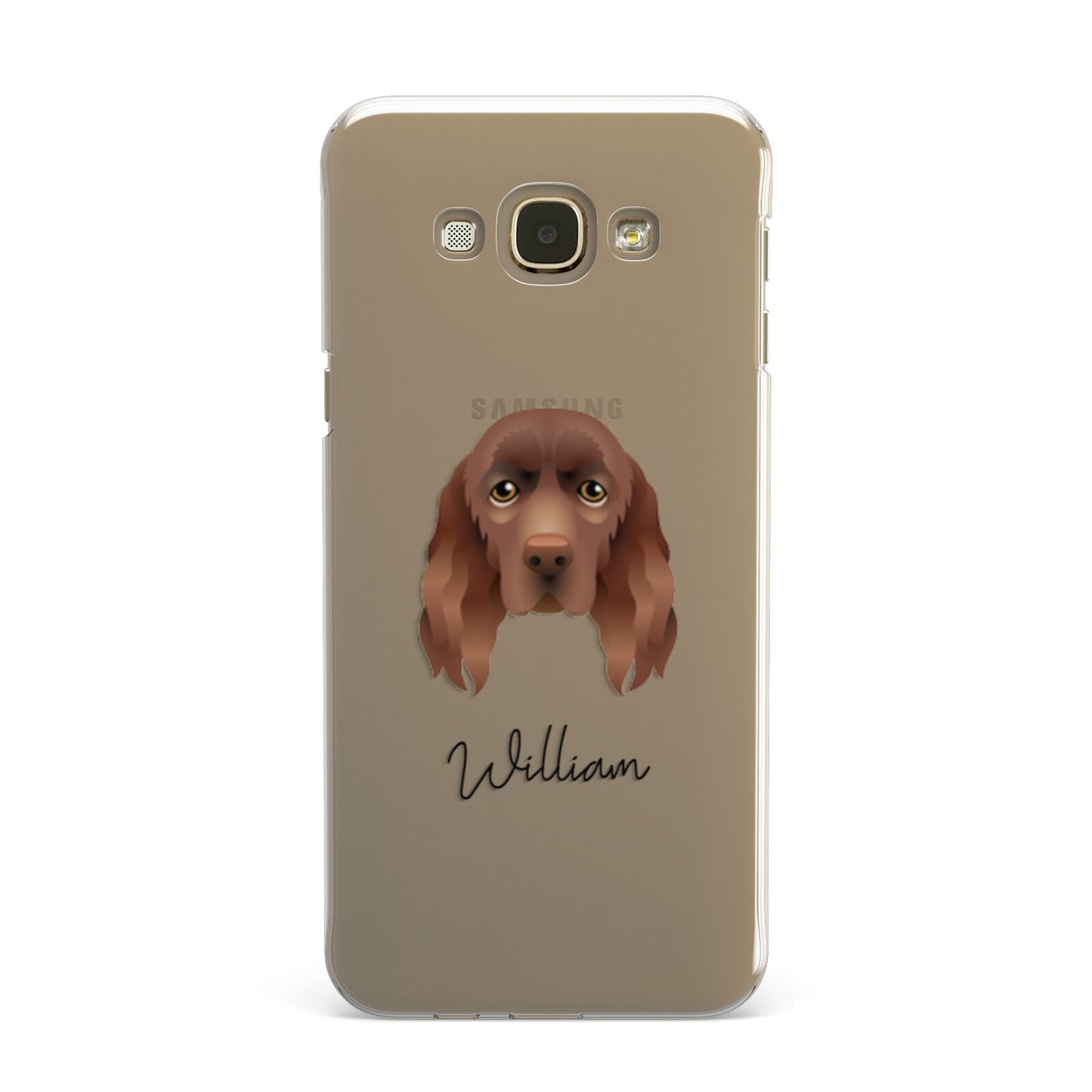 Sussex Spaniel Personalised Samsung Galaxy A8 Case