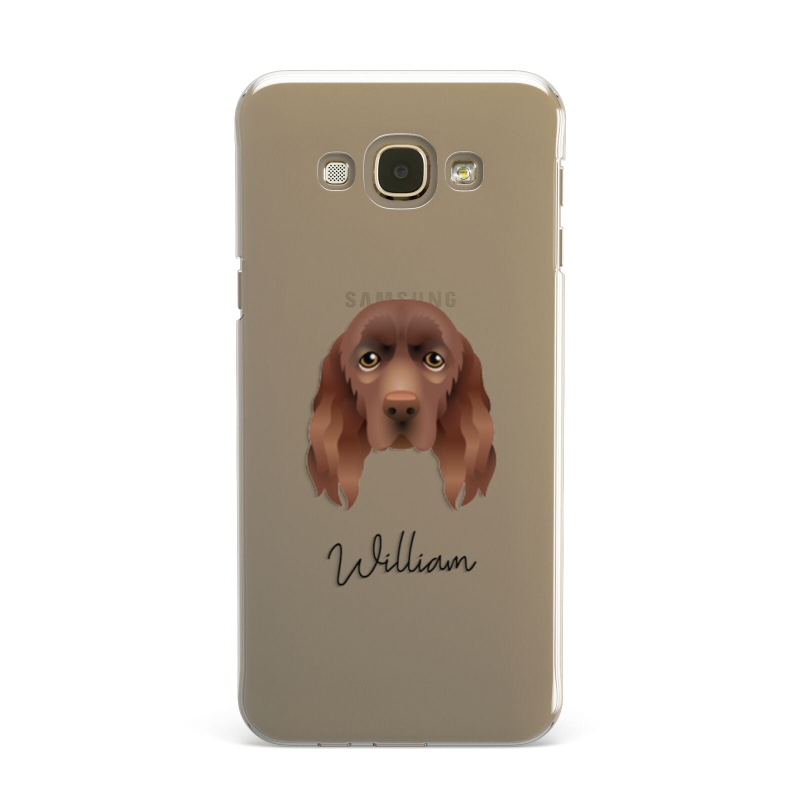Sussex Spaniel Personalised Samsung Galaxy A8 Case