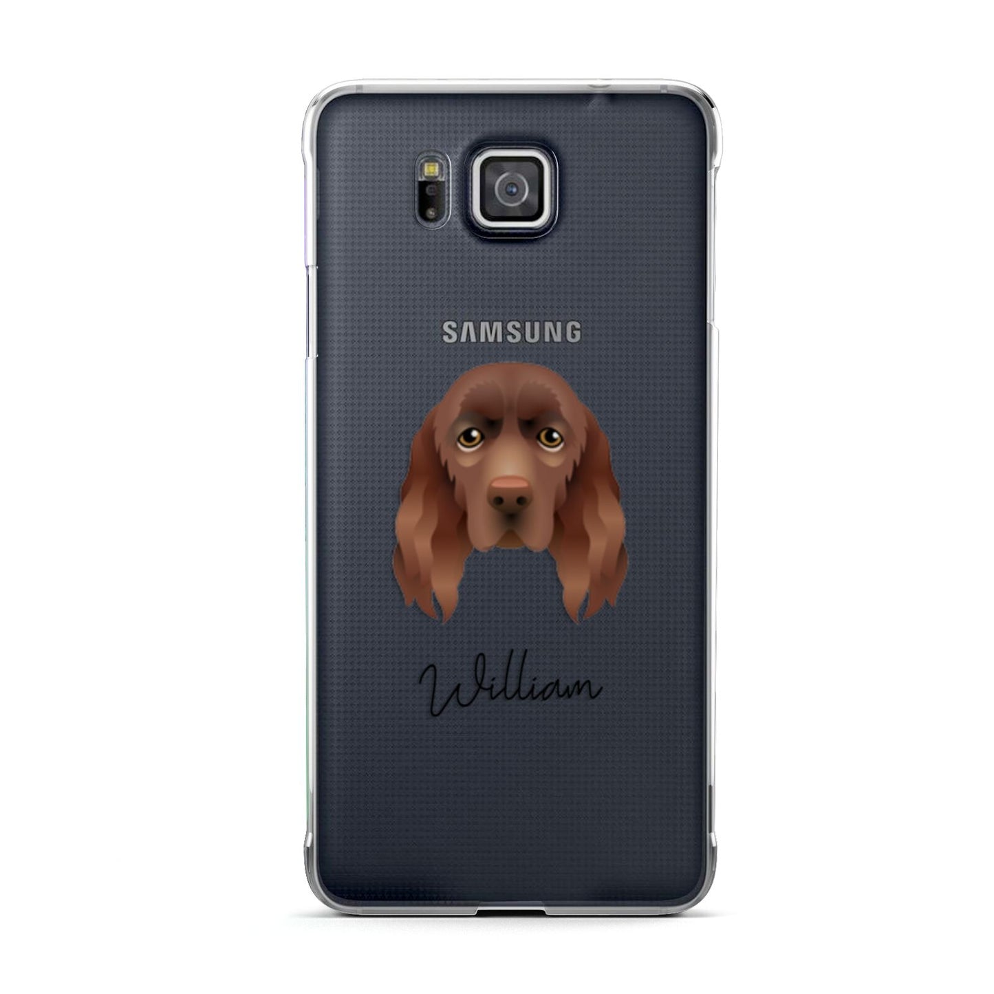 Sussex Spaniel Personalised Samsung Galaxy Alpha Case