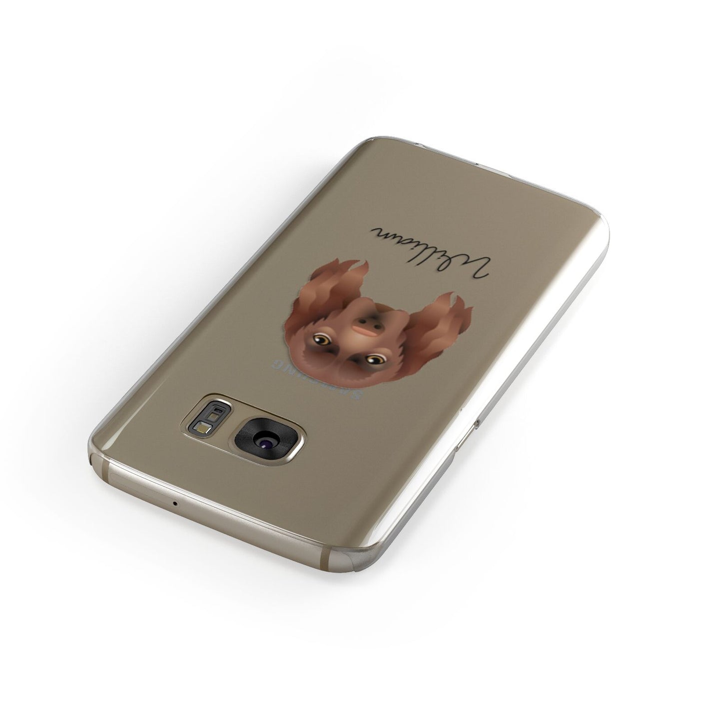 Sussex Spaniel Personalised Samsung Galaxy Case Front Close Up