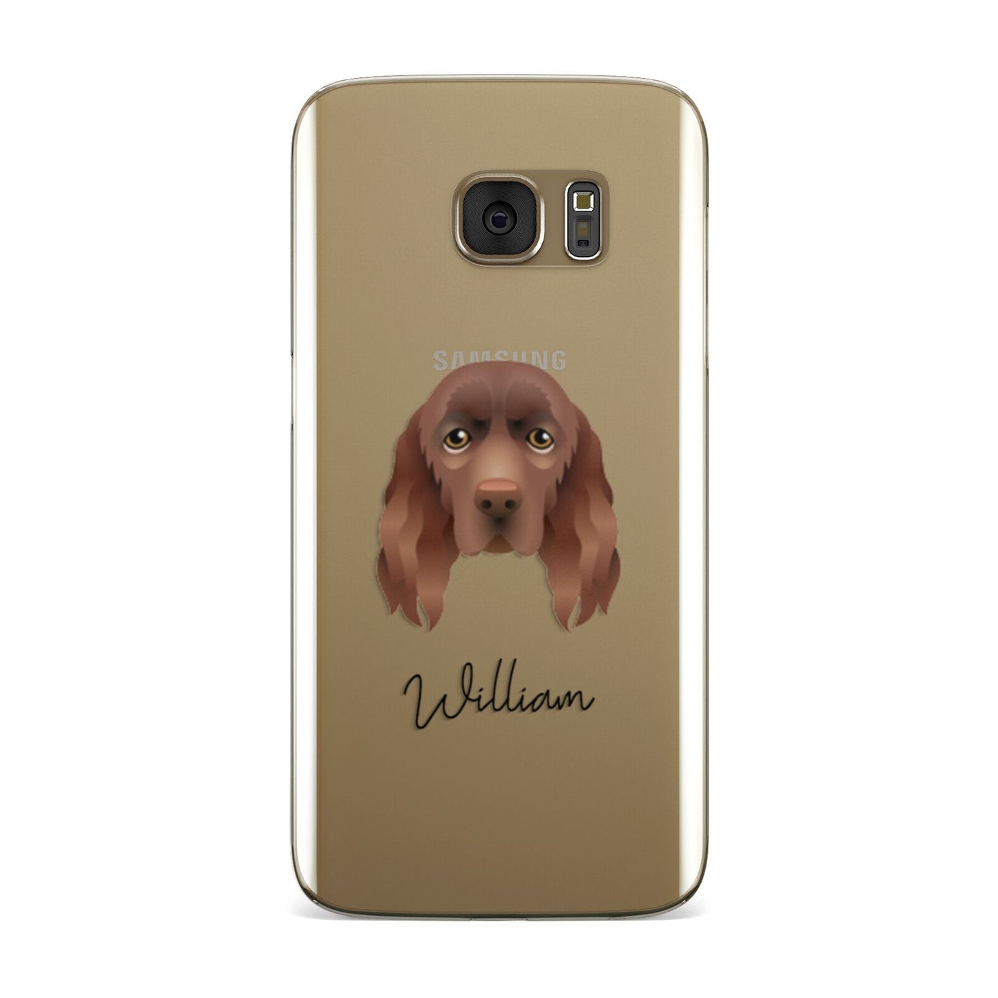 Sussex Spaniel Personalised Samsung Galaxy Case