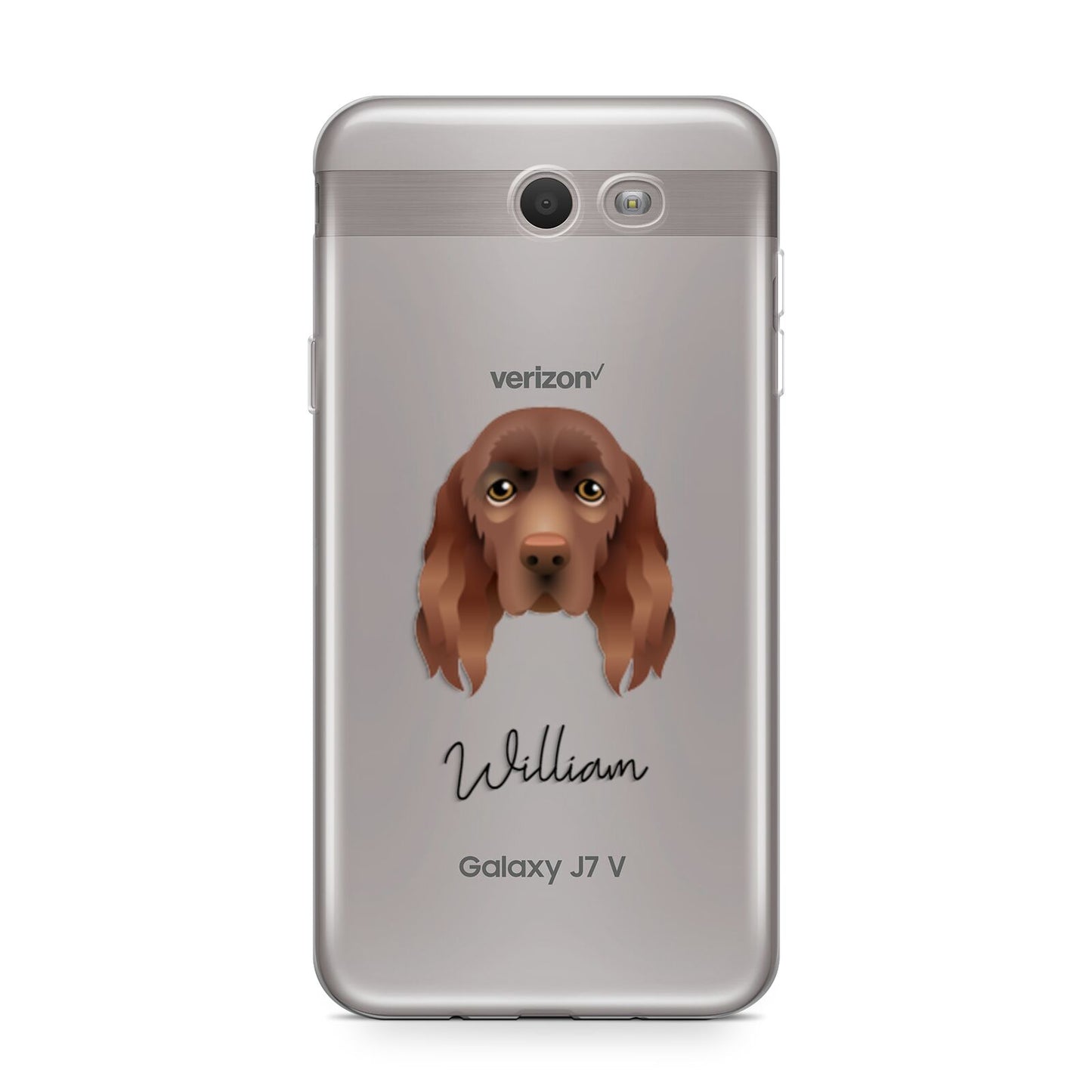 Sussex Spaniel Personalised Samsung Galaxy J7 2017 Case