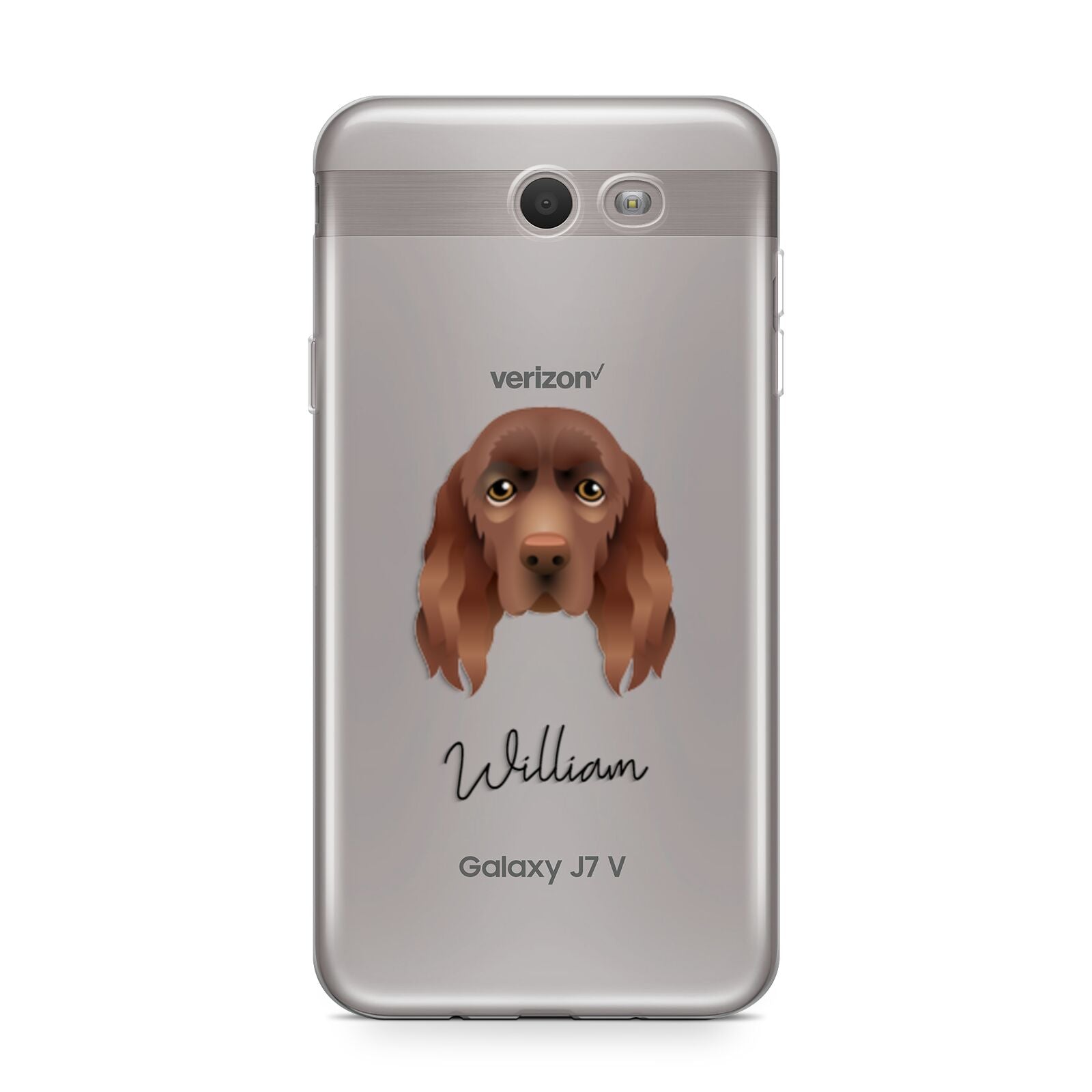 Sussex Spaniel Personalised Samsung Galaxy J7 2017 Case