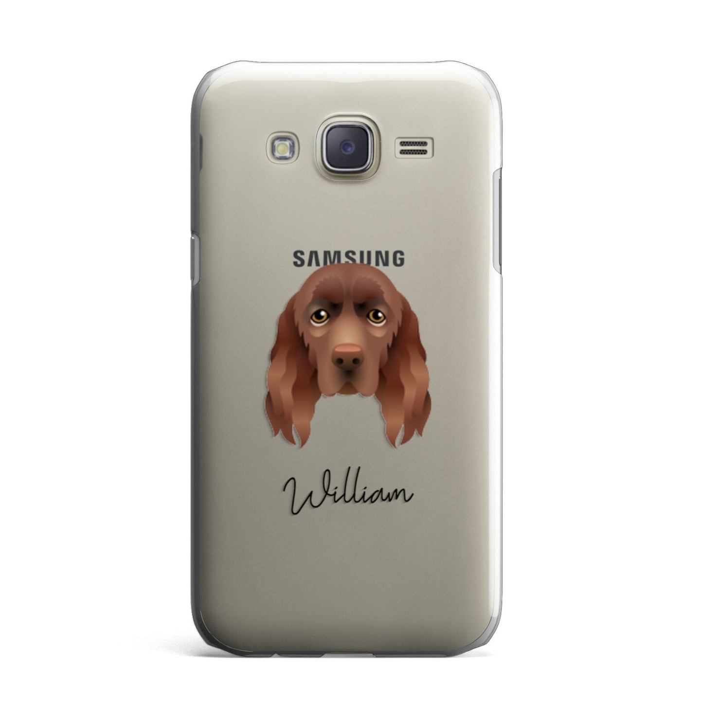 Sussex Spaniel Personalised Samsung Galaxy J7 Case